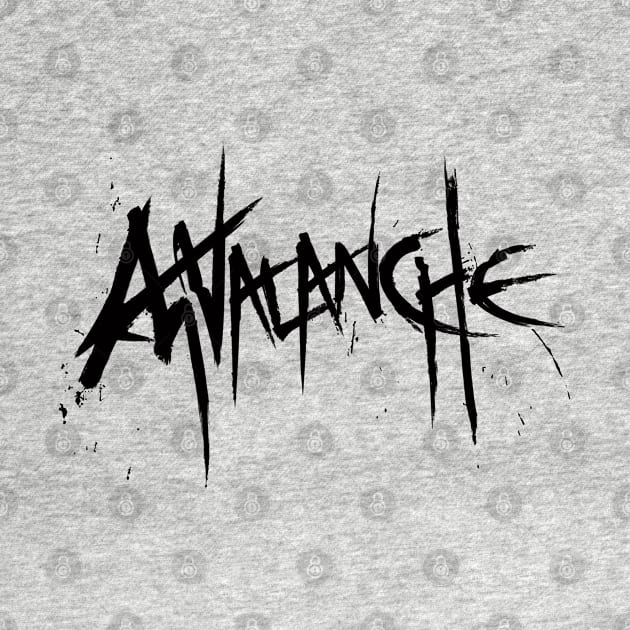 Avalanche (Black Text) by forgottenart